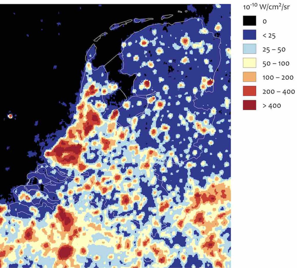 Lichtvervuiling Nederland 2006
