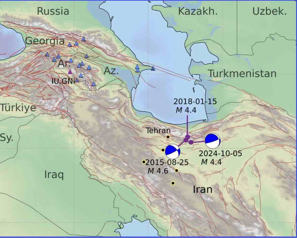 Aardbevingen in Iran